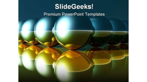 Spheres Symbol PowerPoint Template 0910