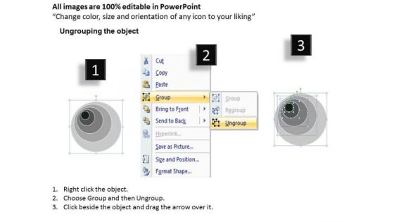 Spheres With Core Business Plan Development PowerPoint Slides