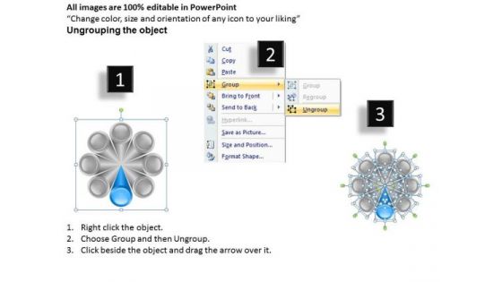 Spoke Diagram Business Data Analysis 8 Stages Barber Shop Plan PowerPoint Templates