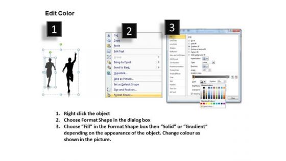 Sports Race Person Running PowerPoint Slides And Ppt Diagram Templates