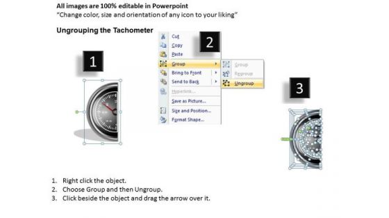 Sports Tachometer Half Dial PowerPoint Slides And Ppt Diagram Templates