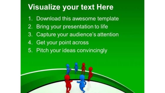 Sports Team Playing With Ball PowerPoint Templates Ppt Backgrounds For Slides 0713