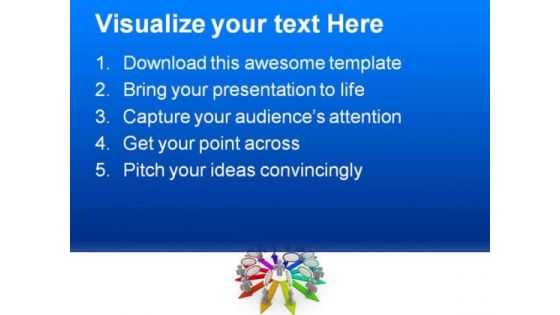 Spreading The Word Communication PowerPoint Backgrounds And Templates 1210