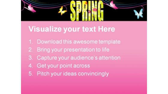 Spring Abstract Background PowerPoint Templates And PowerPoint Backgrounds 0811