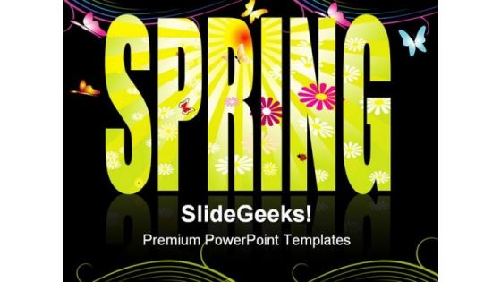 Spring Abstract Background PowerPoint Templates And PowerPoint Backgrounds 0811