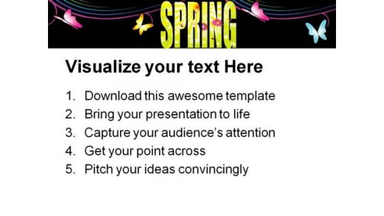 Spring Abstract Background PowerPoint Themes And PowerPoint Slides 0811