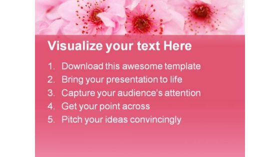 Spring Cherry Flowers Background Beauty PowerPoint Templates And PowerPoint Backgrounds 0611