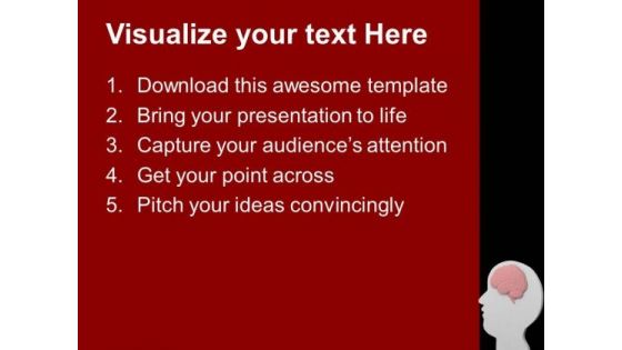 Spritual Vision Of Human Representation PowerPoint Templates Ppt Backgrounds For Slides 0413