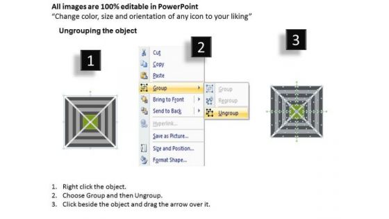 Square 6 Stages Concentric Flow Chart Ppt Business Plan Sample PowerPoint Templates