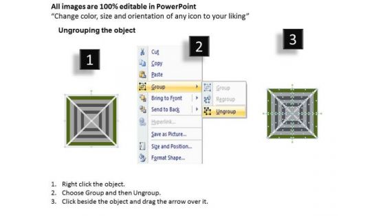 Square 6 Stages Concentric Flow Chart Ppt Sample Small Business Plan PowerPoint Slides