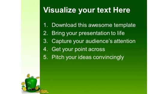 St Patricks Day Leprechaun Hat With Shamrock PowerPoint Templates Ppt Backgrounds For Slides 0313