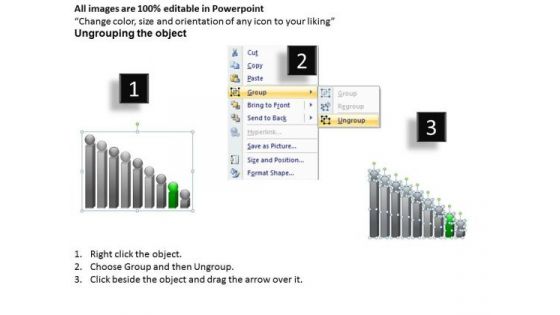 Stack Diagram Growth Graph 9 Stages Small Business Plan PowerPoint Templates