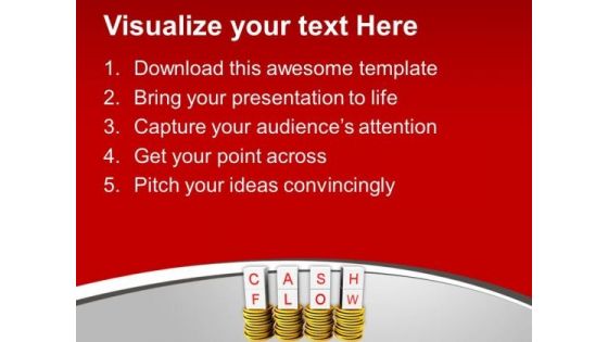 Stack Of Golden Coins Financial Concept PowerPoint Templates Ppt Backgrounds For Slides 0213