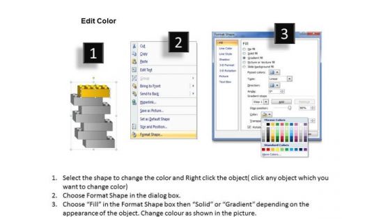 Stacked Colorful Lego Blocks 7 Stage Business Plan PowerPoint Slides