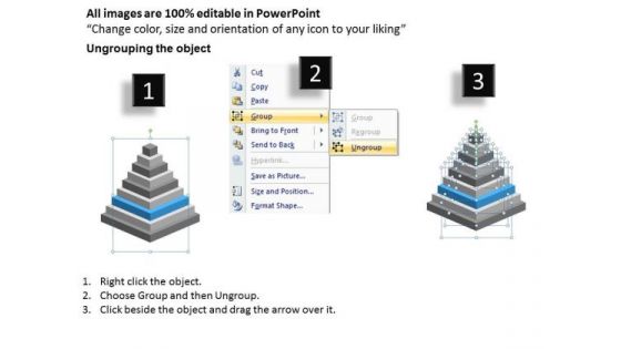Stacked Process For Achieving Goals Business 9 Stages Plan PowerPoint Slides