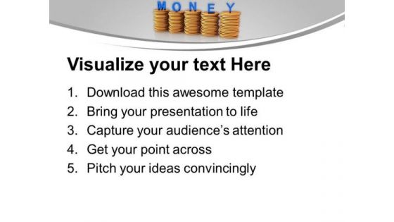 Stacks Of Coins Financial Investment PowerPoint Templates Ppt Backgrounds For Slides 0313