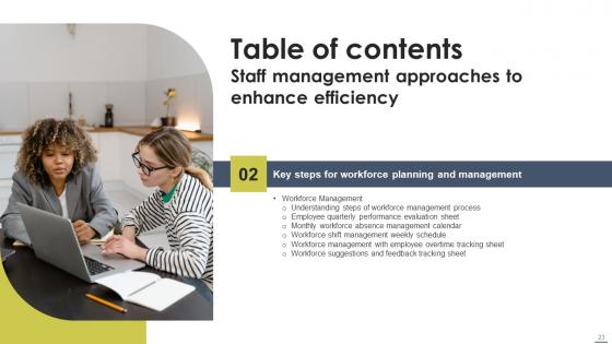 Staff Management Approaches To Enhance Efficiency Ppt PowerPoint Presentation Complete Deck With Slides