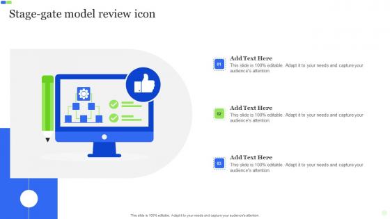 Stage Gate Model Review Icon Portrait Pdf Stage Gate Model Review Icon Portrait Pdf