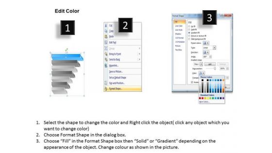 Staged Layered Process Flow Diagram Ppt Writing Business Plan For PowerPoint Slides