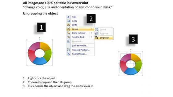 Stages Colorful Circular Flow Chart Business Plans For Small PowerPoint Slides