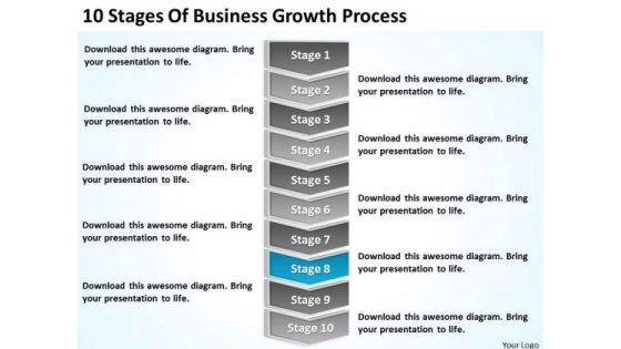 Stages Of Business Growth Process Ppt Plan For PowerPoint Slides