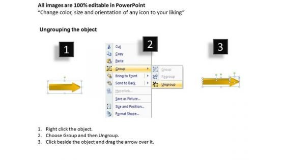 Stages Of Marketing Procedure Parallel Arrows Business Plan Components PowerPoint Templates