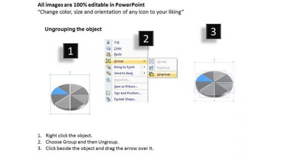Stages Of Pie Chart Data Interpretation Business Plan Template PowerPoint Templates