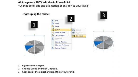 Stages Of Pie Chart Data Interpretation Example Business Plan PowerPoint Slides