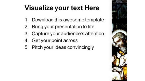 Stain Glass Window Abstract PowerPoint Templates And PowerPoint Backgrounds 0811