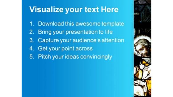 Stain Glass Window Abstract PowerPoint Templates And PowerPoint Backgrounds 0811