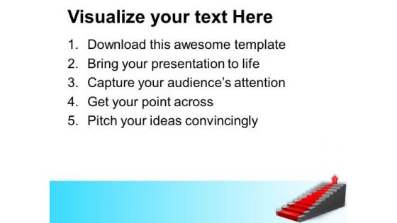 Stairs Showing Path To Success PowerPoint Templates Ppt Backgrounds For Slides 0313