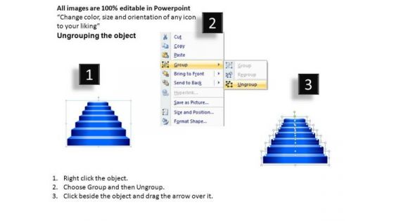 Stairs Step Process Flow Diagram Showing Success PowerPoint Slides Ppt Templates