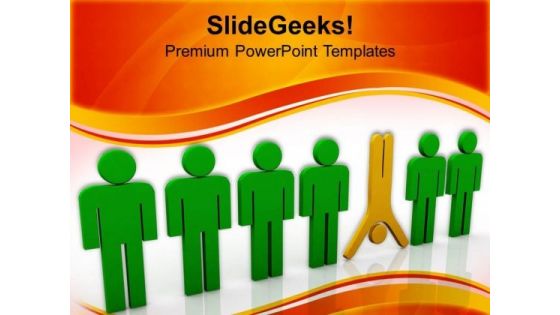 Stand Differently To Get Noticed PowerPoint Templates Ppt Backgrounds For Slides 0713