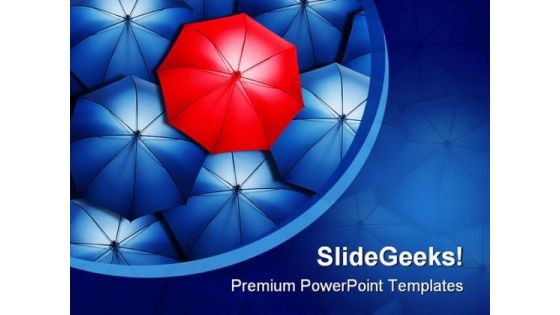 Stand Out From Crowd Business PowerPoint Templates And PowerPoint Backgrounds 0411