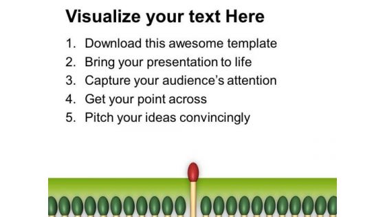 Stand Out From The Crowd PowerPoint Templates Ppt Backgrounds For Slides 0513