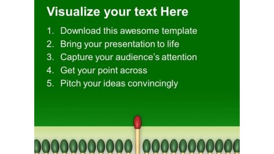 Stand Out From The Crowd PowerPoint Templates Ppt Backgrounds For Slides 0513
