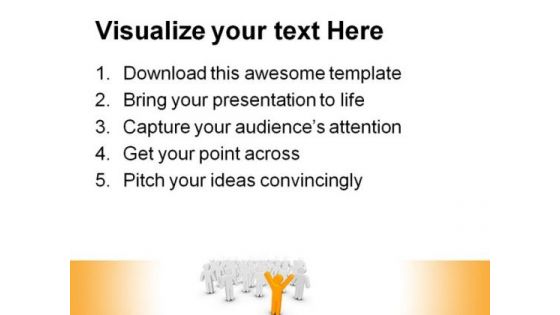 Stand Out Leadership PowerPoint Templates And PowerPoint Backgrounds 0511