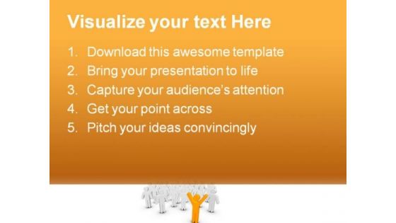 Stand Out Leadership PowerPoint Templates And PowerPoint Backgrounds 0511