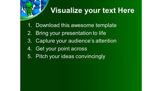 Stand Out People Leadership PowerPoint Templates And PowerPoint Themes 0612