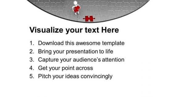 Stand With Right Solution PowerPoint Templates Ppt Backgrounds For Slides 0513