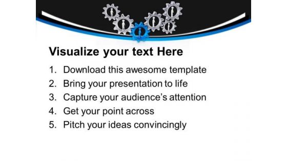 Stand With Uniqueness PowerPoint Templates Ppt Backgrounds For Slides 0713