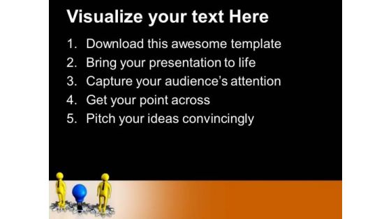 Stand With Your Ideas For Business PowerPoint Templates Ppt Backgrounds For Slides 0713