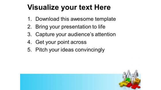Stand With Your Solutions PowerPoint Templates Ppt Backgrounds For Slides 0713
