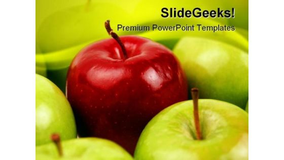 Standing Out Leadership PowerPoint Templates And PowerPoint Backgrounds 0211