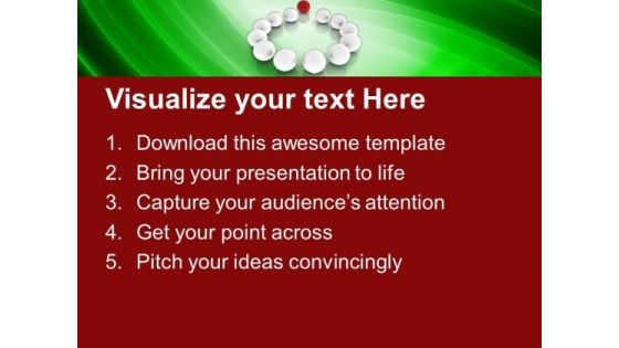 Standing Out Of The Crowd Business Concept PowerPoint Templates Ppt Backgrounds For Slides 0213