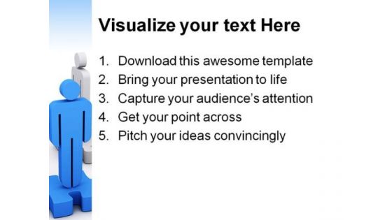 Standout Leadership PowerPoint Background And Template 1210