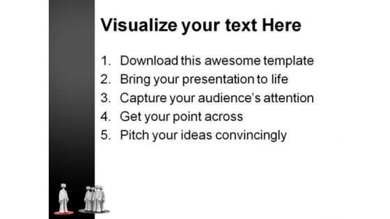 Standout People PowerPoint Template 0910
