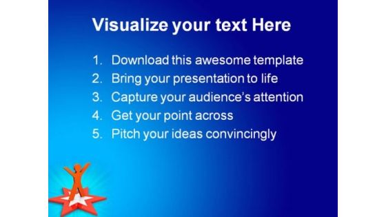 Star Employee Business PowerPoint Themes And PowerPoint Slides 0211