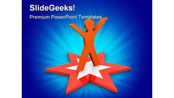 Star Employee Business PowerPoint Themes And PowerPoint Slides 0211 Star Employee Business PowerPoint Themes And PowerPoint Slides 0211