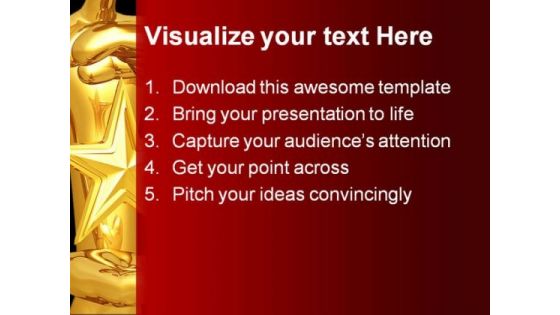Star Hovering Between Hands Abstract PowerPoint Themes And PowerPoint Slides 0411